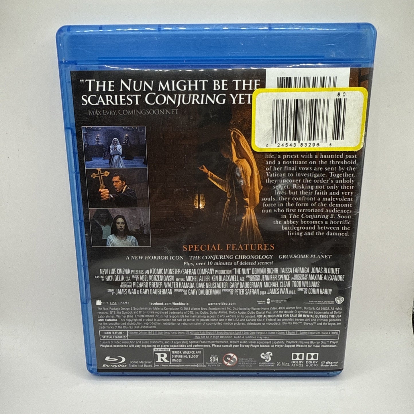 The Nun (Blu-ray, 2018) DVD & Blog-Ray Movie Combo - The Darkest Chapter