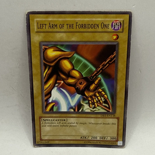 YuGiOh! Left Arm of the Forbidden One - DB1-EN138 - Common - Unlimited HP DMG