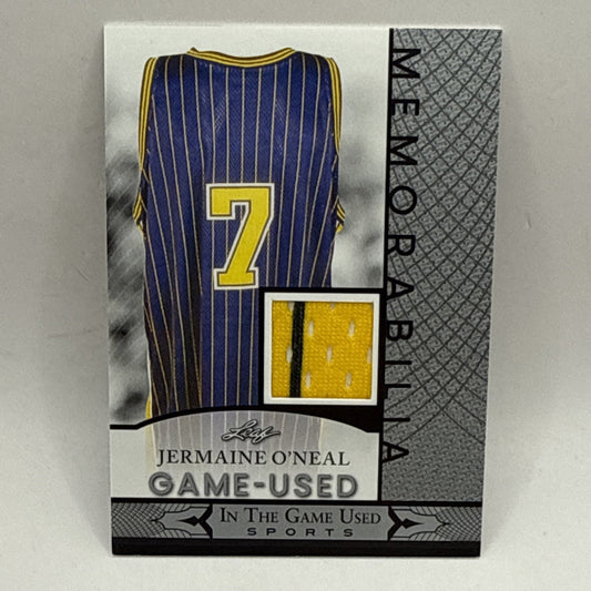 Leaf In The Game Jermaine Onea Duo Color Used Sports -GAME USED PATCH- Pacers