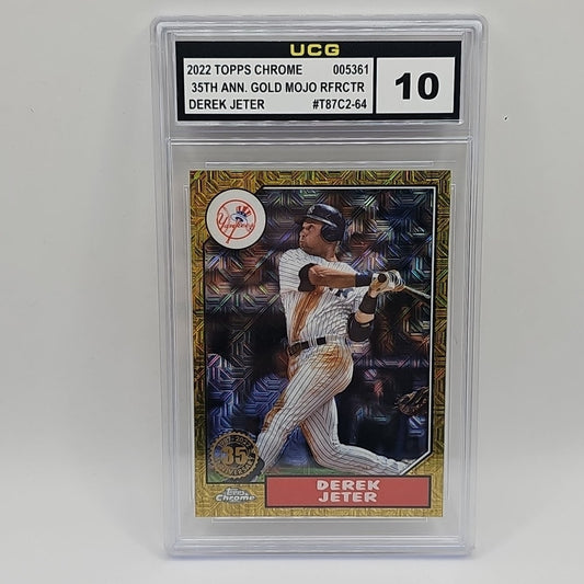 2022 Topps '87 Topps Silver Pack Chrome Series 2 #T87C264 Derek Jeter ~ Yankees