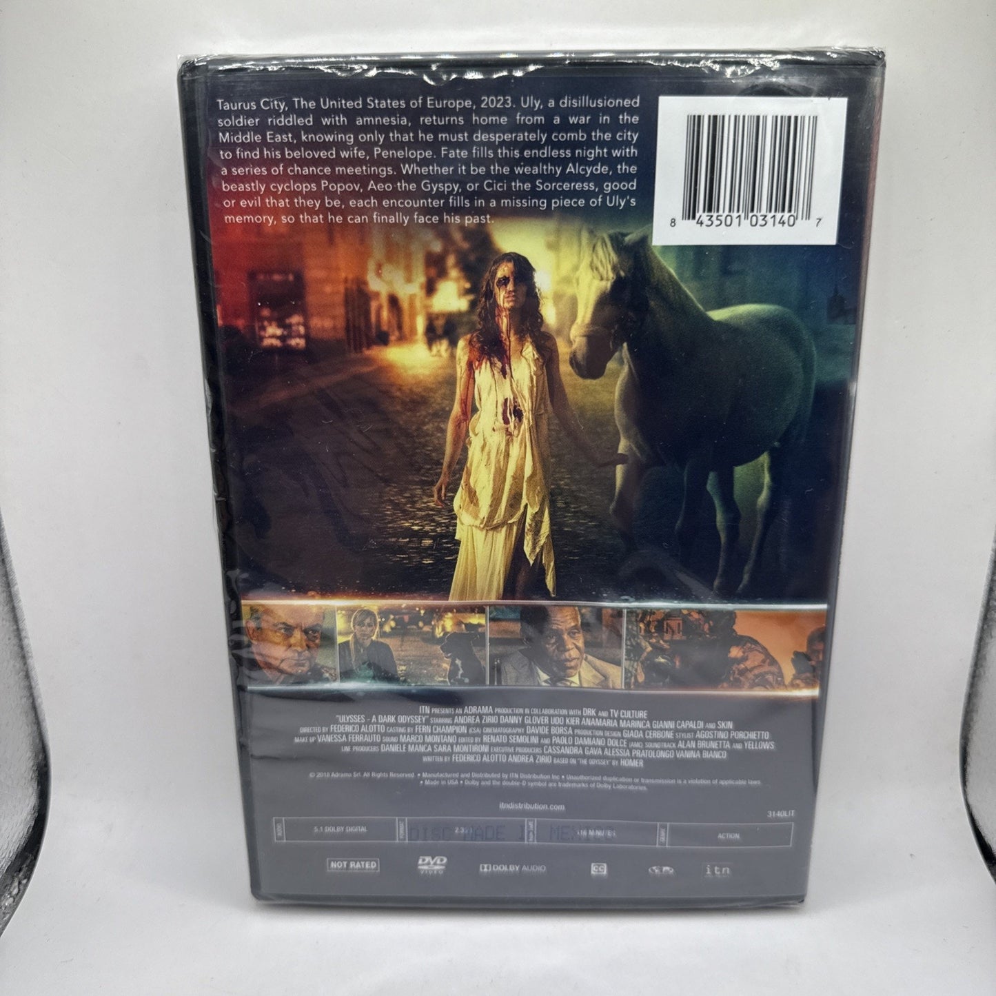 Ulysses: A Dark Odyssey (DVD)(2018) Action/Drama , Danny Glover, BRAND NEW