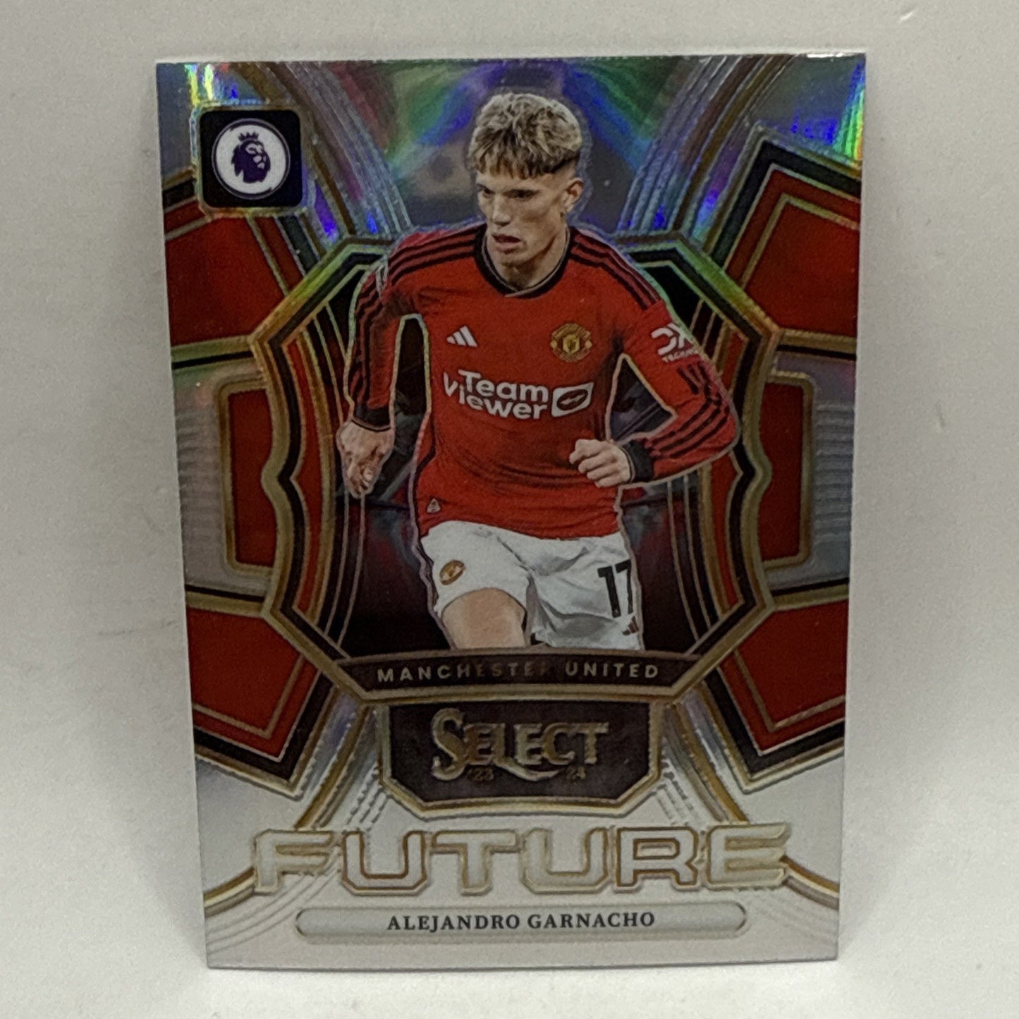 Alejandro Garnacho 2023-24 Panini Select PL- Select Future #15 Silver Prizm