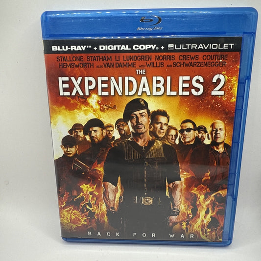 The Expendables 2 (Blu-ray, 2012) Stallone - Statham - Van Damme - Willis