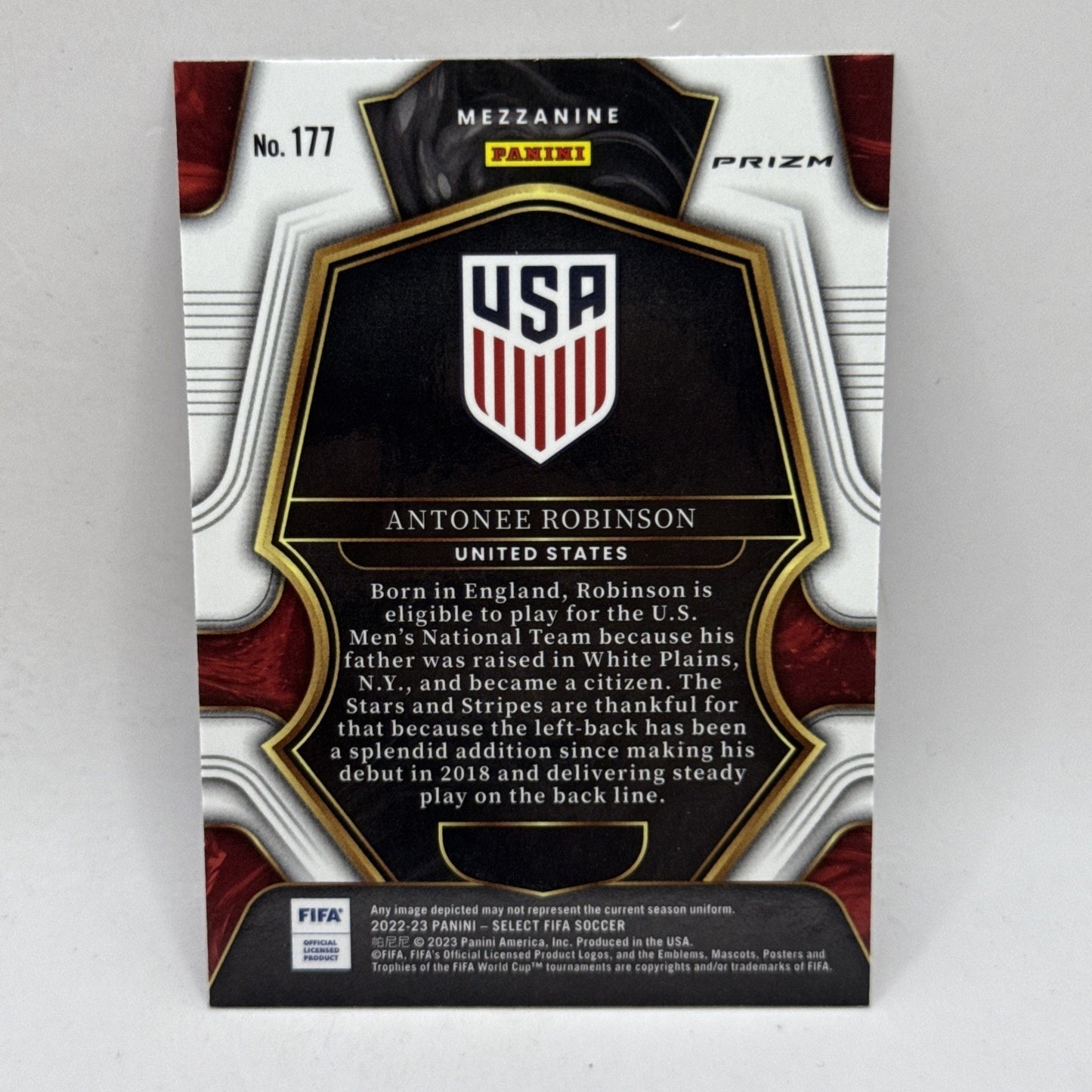 2022-23 Select FIFA ANTONEE Robinson Purple Mojo #177 B2