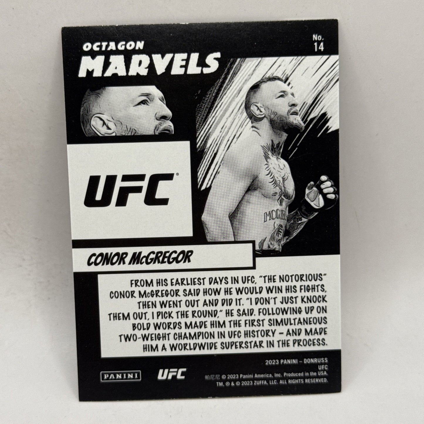 2023 Donruss UFC Conor McGregor Octagon Marvels #14