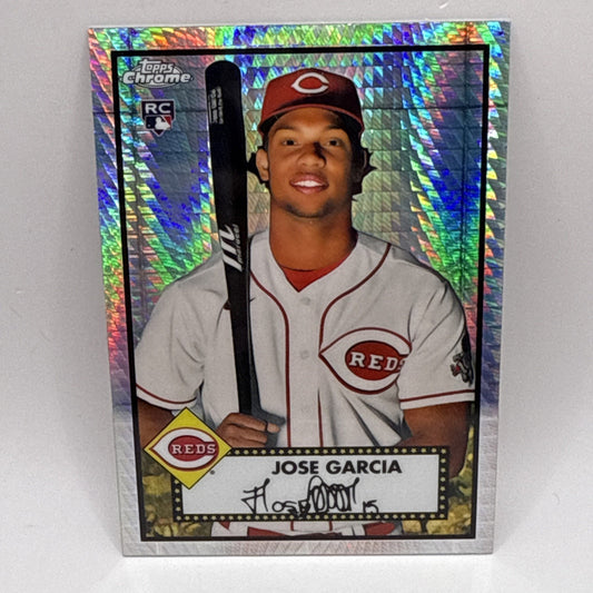 Jose Garcia RC Prism Refractor 2021 Topps Chrome Platinum Anniversary Reds
