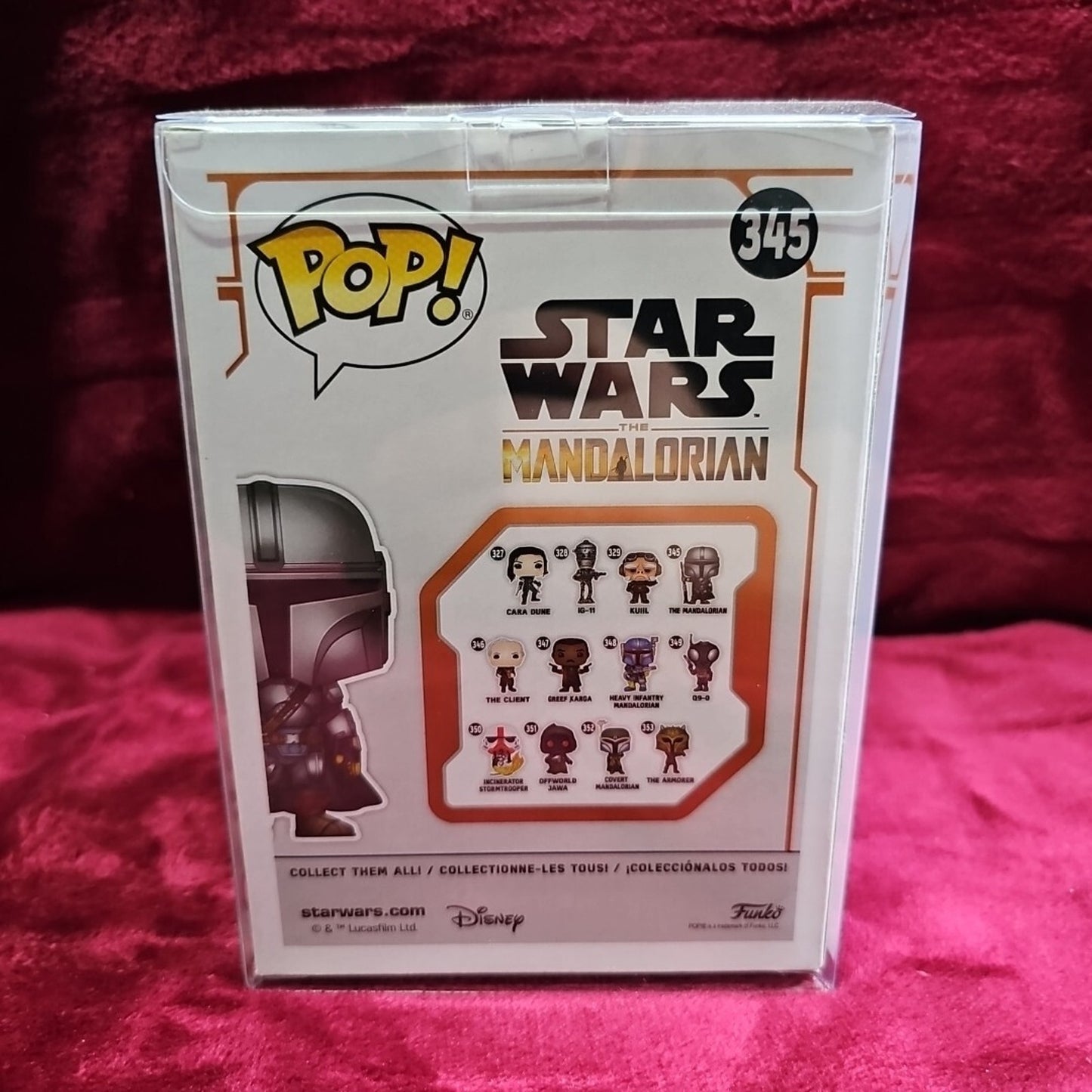 Funko POP! Star Wars The Mandalorian 345 Beskar Armor Vinyl Figure In Protector