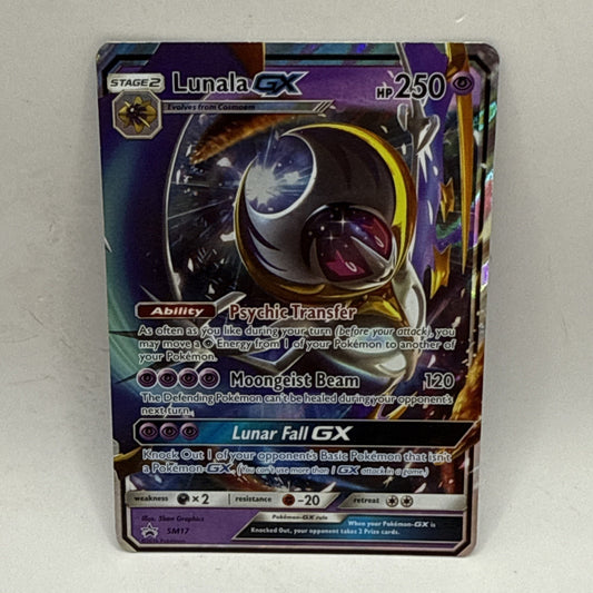 Pokémon TCG Lunala GX SM Black Star Promo SM17 Holo Promo HP Card