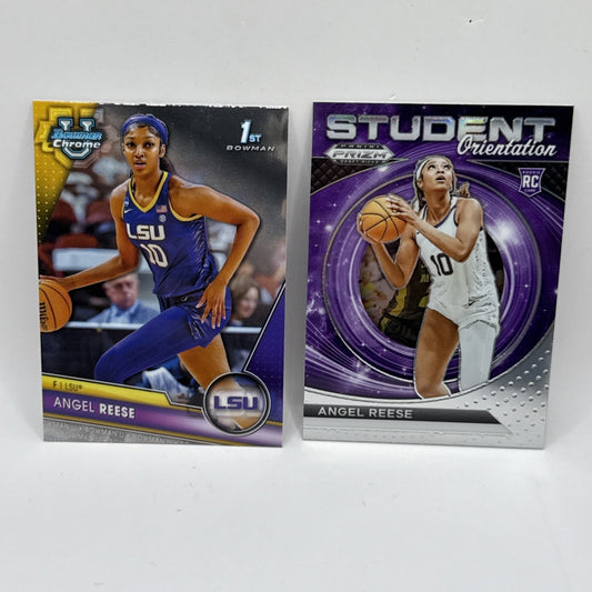 2023-2024 Bowman Chrome University Angel Reese 1st LSU & Student Orientation RC