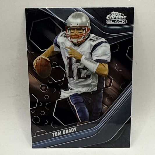 2023 Topps Composite - Topps Chrome Black Tom Brady #130 NFL Patriots Card