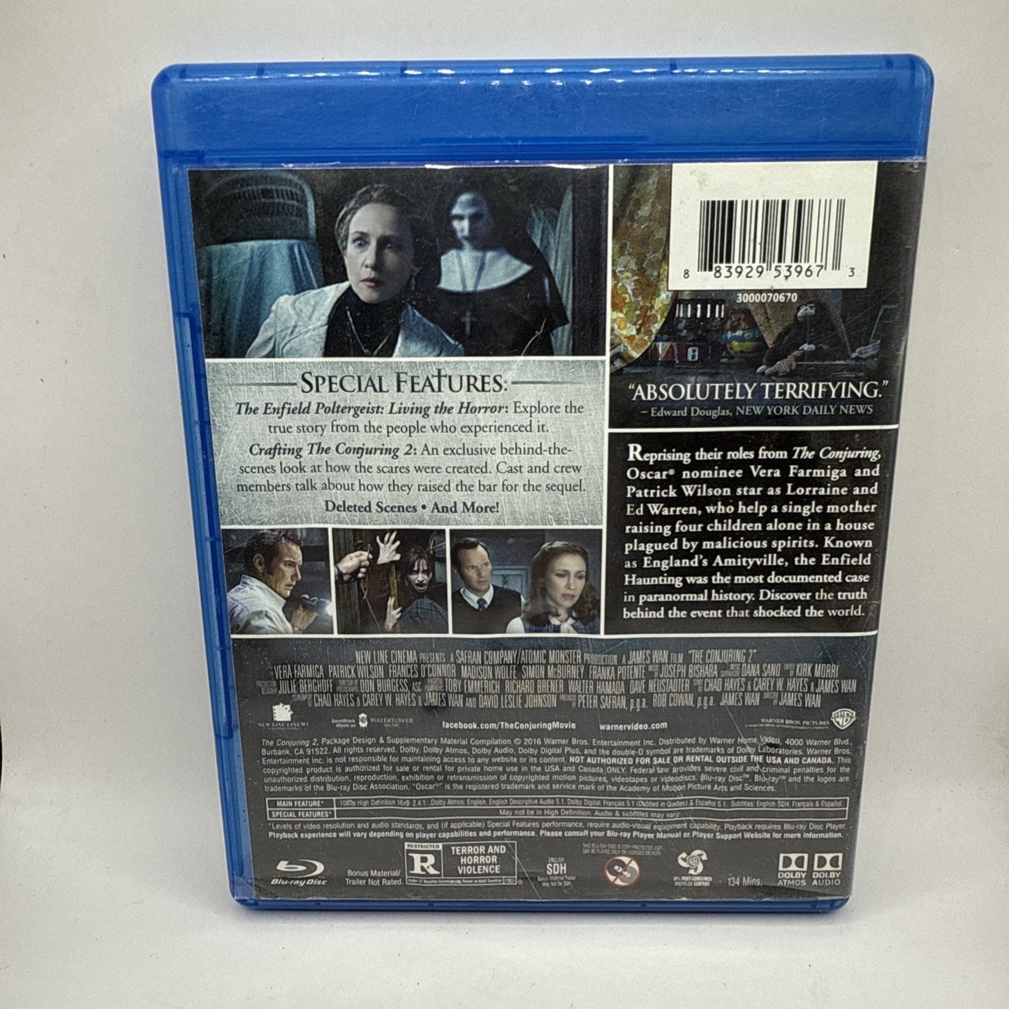 The Conjuring 2 Boy-Ray True Story - Chad Hayes, Carey W. Hayes, James Wan