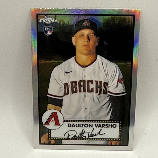 2021 Topps Chrome Platinum Anniversary - Daulton Varsho #21 Refractor (RC)
