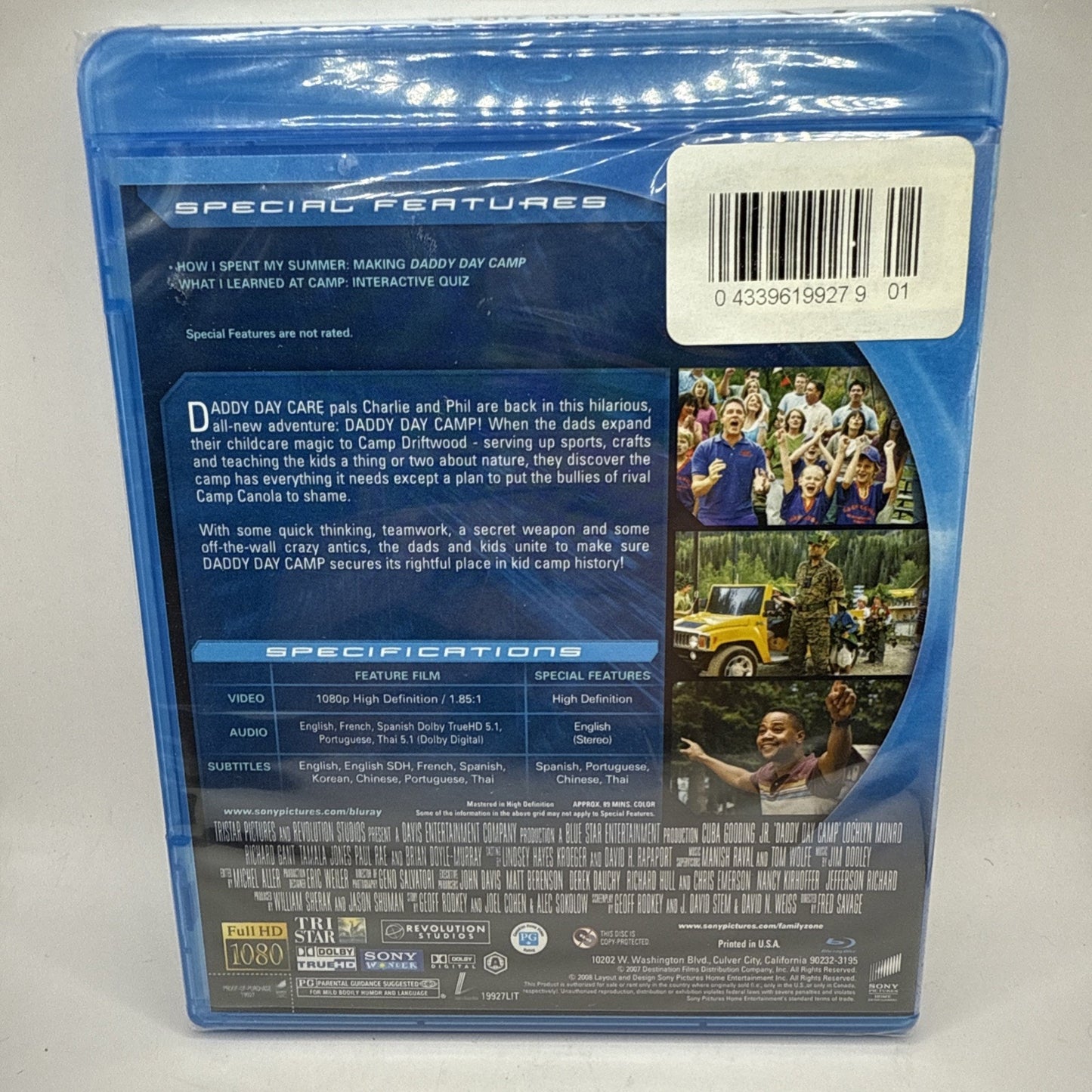 Daddy Day Camp (Blu-ray, 2008) Cuba Gooding, Jr. SEALED Movie Collectible