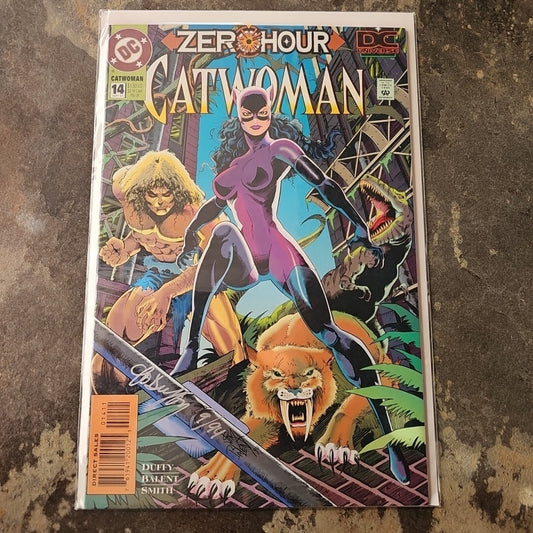 CATWOMAN #14 SIGNED BY DUFFY - 1994 - 9/94 Collectible Batman DC Comics
