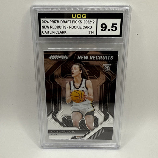 2024 Prizm Draft Picks New Recruits #14 Caitlin Clark RC Rookie Indiana Fever