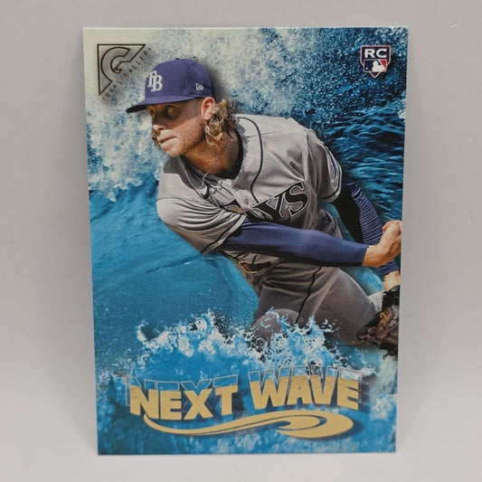 Shane Baz 2022 Topps Gallery Next Wave RC Rookie Card #NW-15 MLB Tampa Bay Rays
