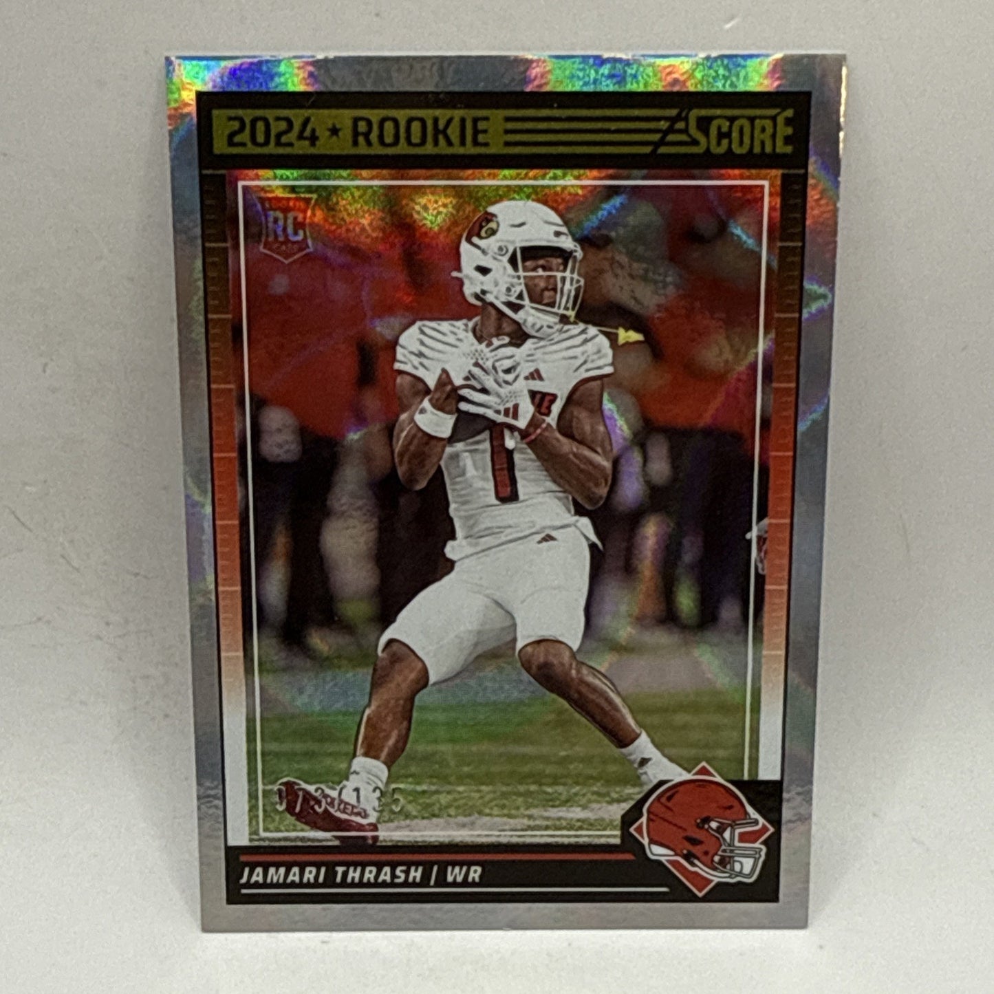 2024 Score #382 Jamari Thrash RC Silver Chrome Numbered /135