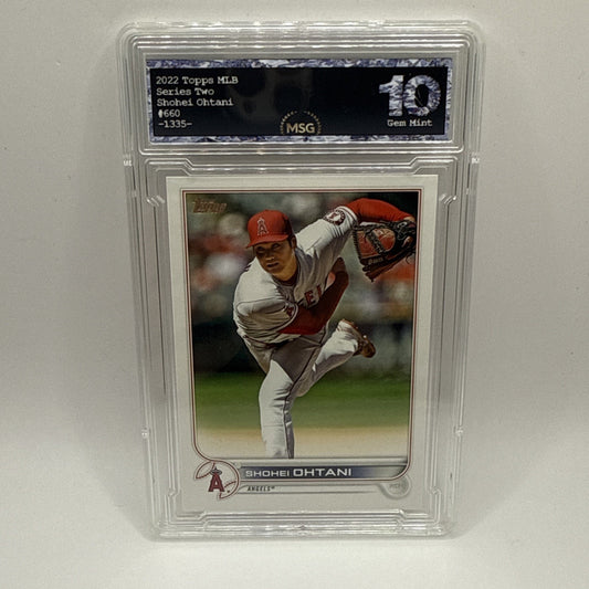 2022 Topps SHOHEI OHTANI #660 GRADED 10 GEM MINT MLB ANGELS