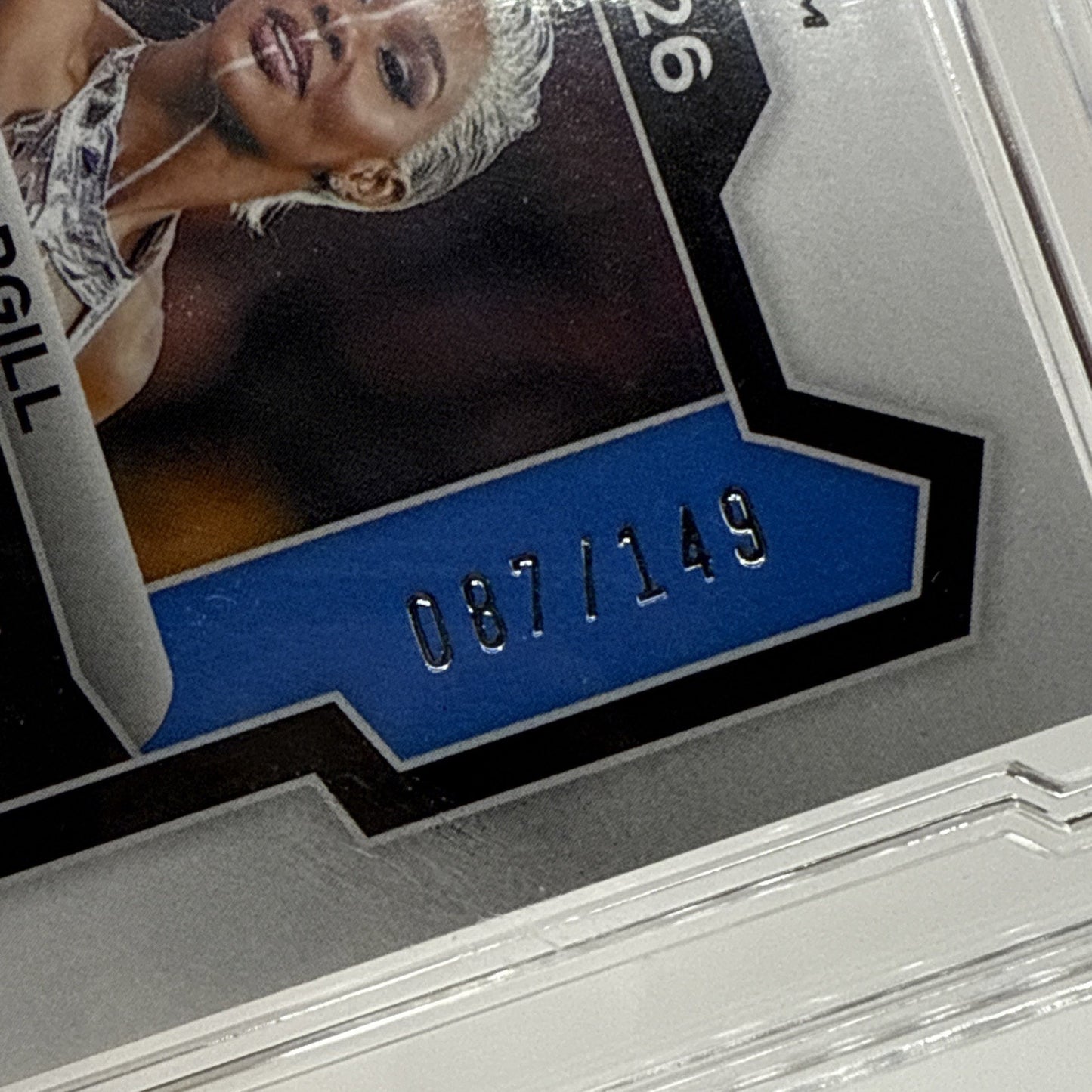 Jade Cargill 2024 Panini Prizm WWE Purple Prizms /149 Short Print Graded 9 Mint