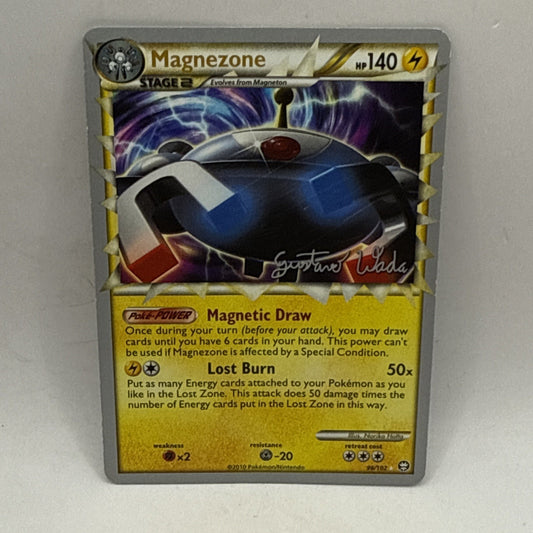 Magnezone - 2011 (Gustavo Wada) 96/102 World Championship Decks Auto HP Card