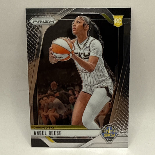 Angel Reese Rookie Card 2024 Panini Prizm WNBA Base Rookie Card- #10 Chicago Sky