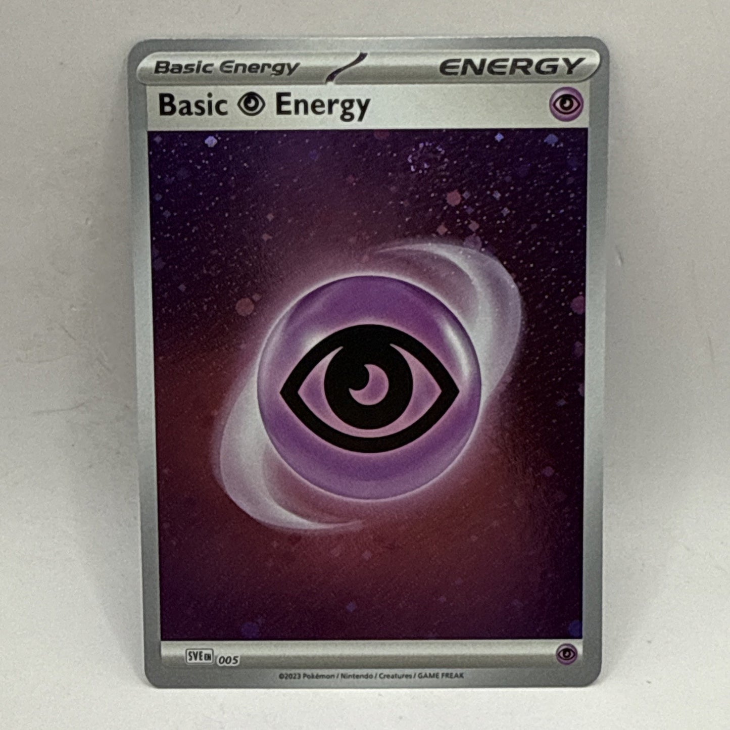Pokémon TCG Basic Psychic Energy Scarlet & Violet-BASE Set 005/198 Reverse Holo