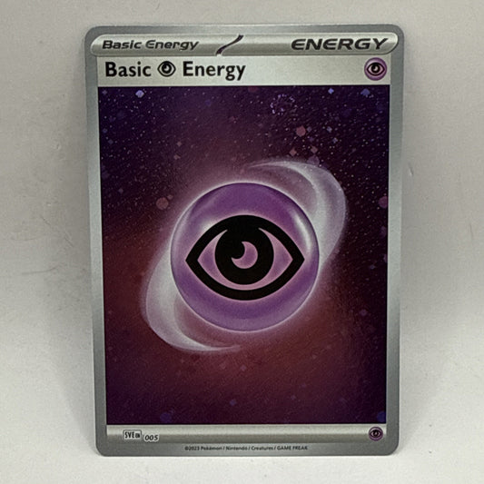 Pokémon TCG Basic Psychic Energy Scarlet & Violet-BASE Set 005/198 Reverse Holo