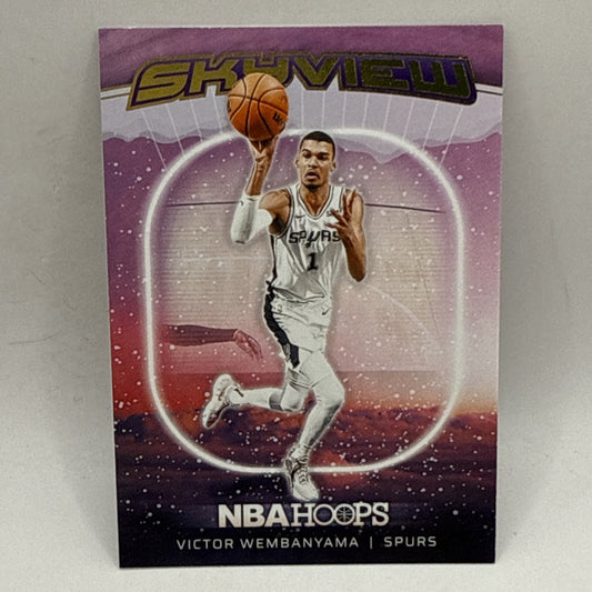2024-25 Panini NBA Hoops Winter Victor Wembanyama Skyview insert Winter