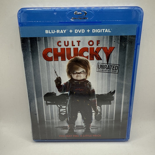 CULT OF CHUCKY (BLU-RAY & DVD 2017) BRAND NEW - NR & R - WIDESCREEN - HORROR