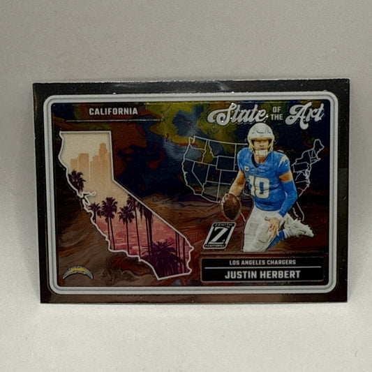 Justin Herbert 2024 Panini Zenith State of the Art Los Angeles Chargers #8