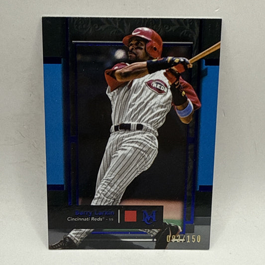 2024 Topps Museum Collection Barry Larkin #45 Blue Parallel /150 Cincinnati Reds