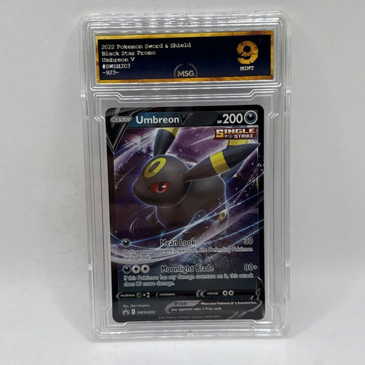 Umbreon V SWSH203 SWSH: Sword & Shield Promo Cards Holo Pokémon TCG Graded 9