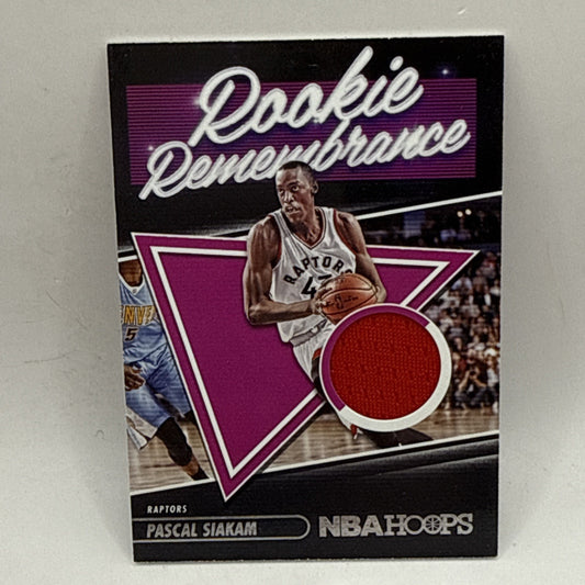 2021-22 Hoops NBA PASCAL SIAKAM Rookie Remembrance MEM RAPTORS Player Worn