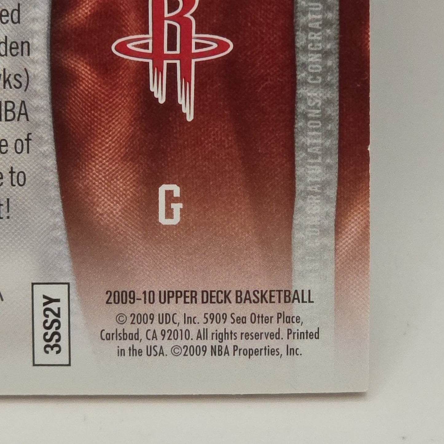 2009 Upper Deck Dual Game Materials Shelden Williams Tracy McGrady Relic /150