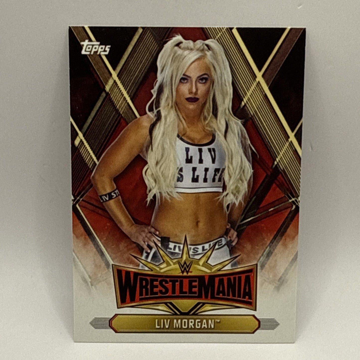 LIV MORGAN 2019 Topps Road to Wrestlemania Roster #WM-50 WWE