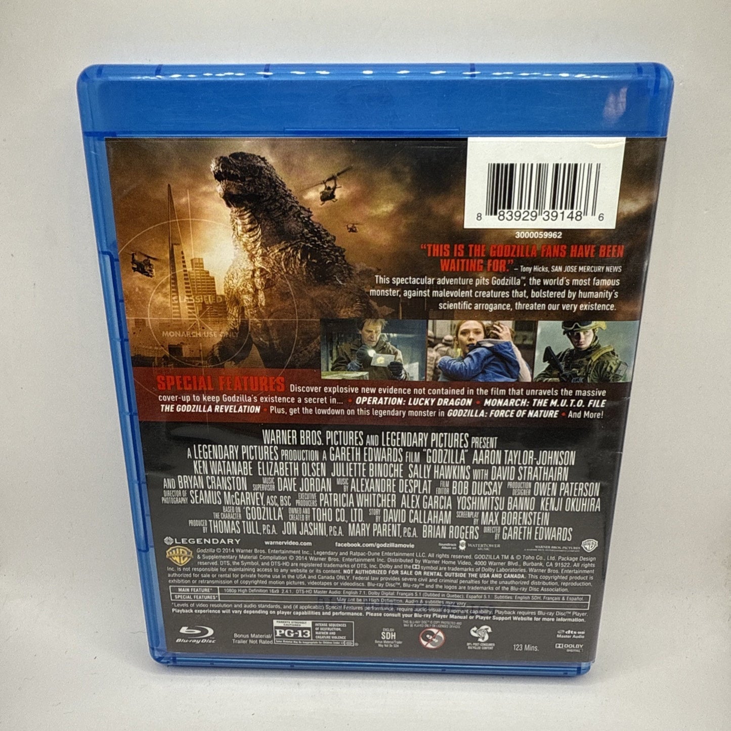 Godzilla Blu-ray & DVD Movie - An Epic Showdown