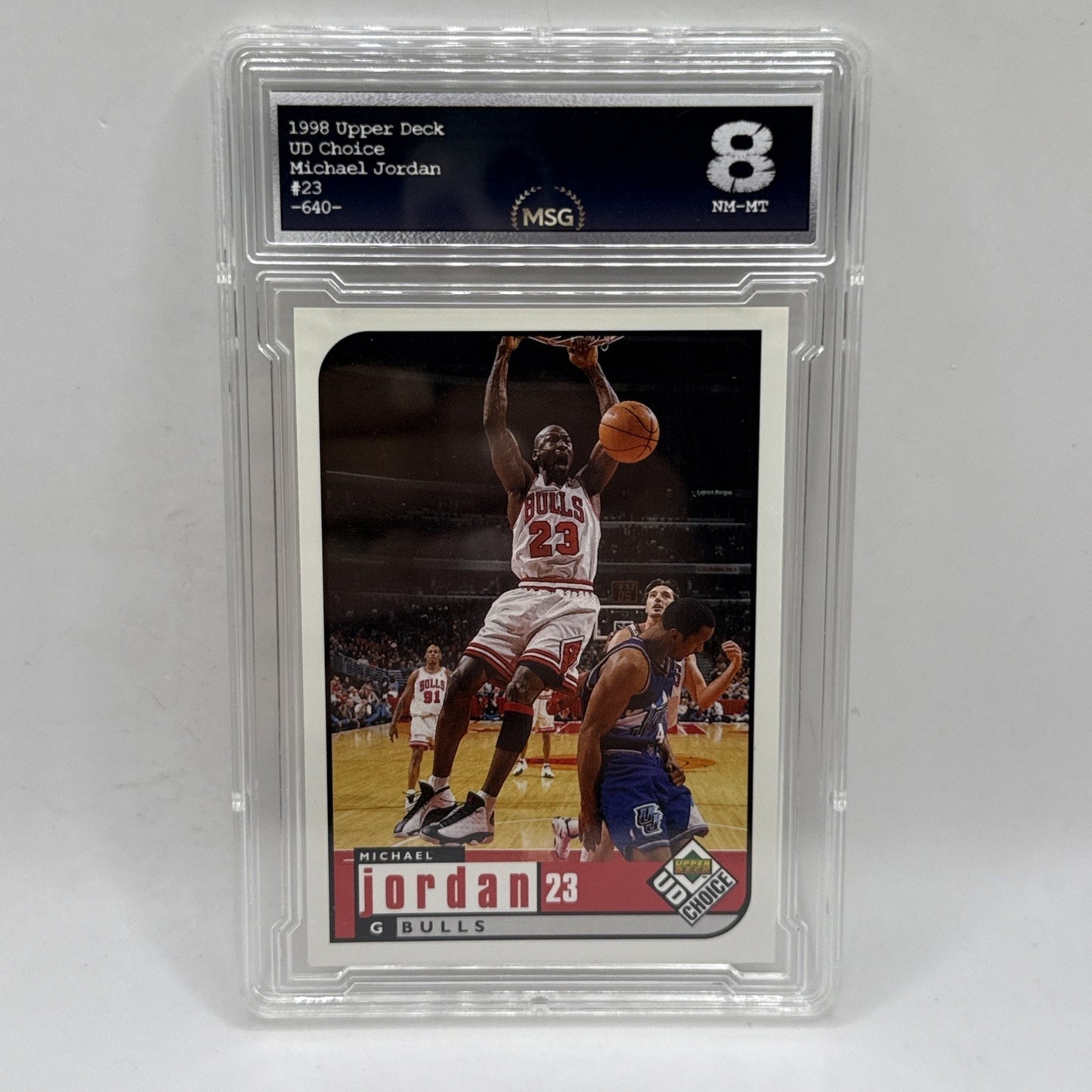 1998-99 Upper Deck UD Choice Preview - Michael Jordan #23 Graded 8 NBA Bulls
