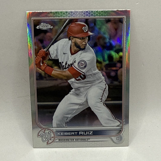 Keibert Ruiz Sepia Refractor 2022 Topps Chrome# 218 Washington Nationals MLB