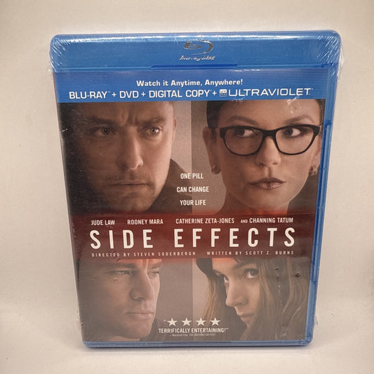 SIDE EFFECTS New Sealed Blu-ray + DVD Channing Tatum Jude Law - 5 Stars
