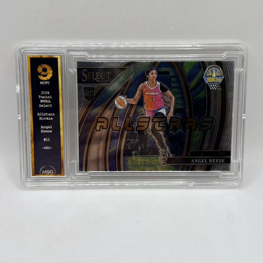 2024 Panini Select WNBA Angel Reese RC #11 All Stars Rookie SKY Graded 9
