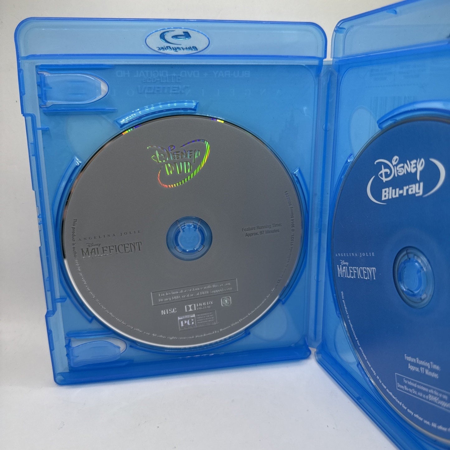 MALEFICENT BLU-RAY + DVD, 2014, ANGELINA JOLIE DISNEY MOVIE