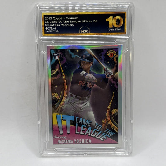 2023 Bowman Chrome - It Came to the League Masataka Yoshida #CFL-7 (RC) Graded