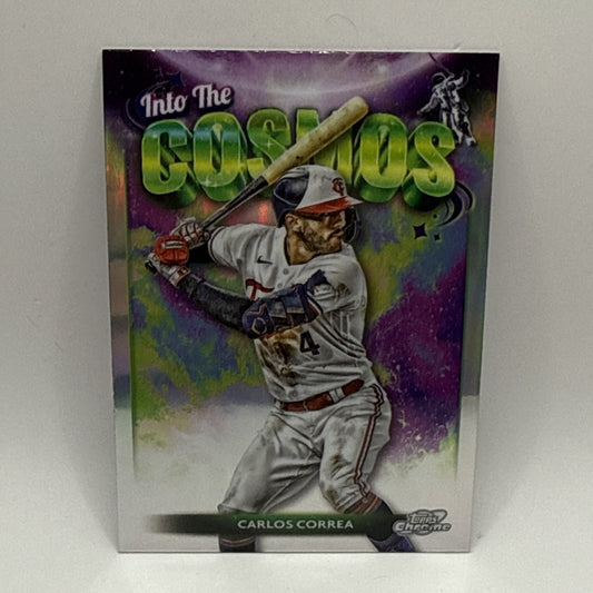 Carlos Correa - 2024 Topps Cosmic Chrome - Into the Cosmos #ITC-17 Twins MLB