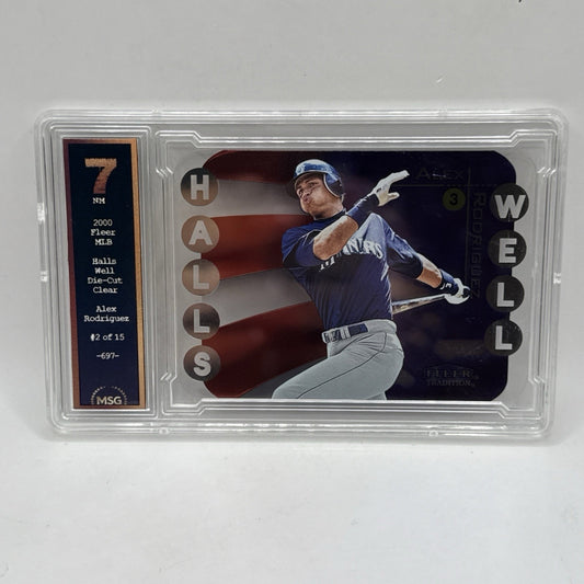 Alex Rodriguez 2000 Fleer Graded 7 "Halls Well" #2HW Acetate Seattle Mariners