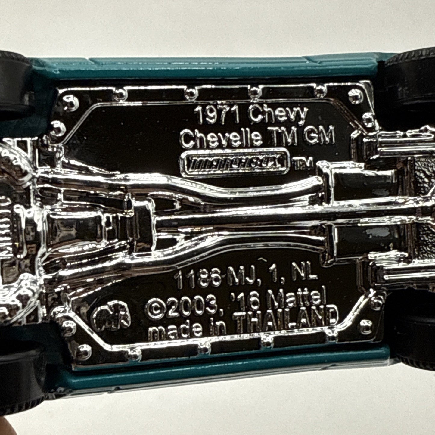 1971 Chevy Chevelle Convertible Matchbox 2024 Blue Highways II Blue 1:64 Scale