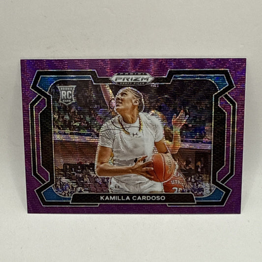Kamilla Cardoso 2024 Panini Prizm Draft Purple Wave Prizm Variation Rookie #59