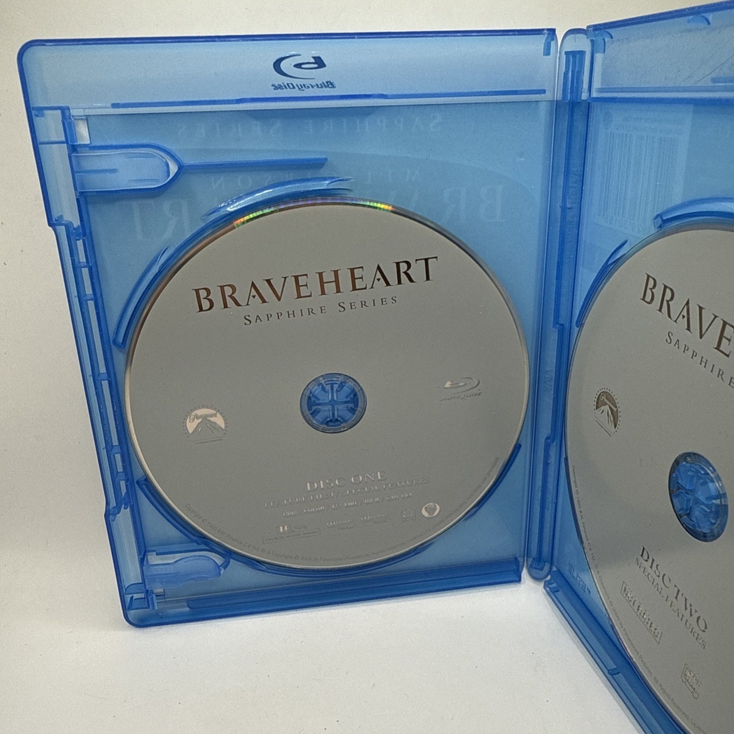Braveheart (Blu-ray Disc, 2013, 2-Disc Set) Mel Gibson - Sapphire Series