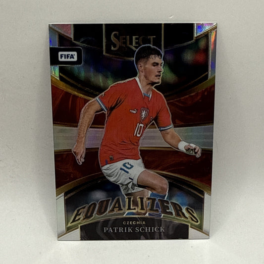 Patrik Schick 2022-23 Panini Select FIFA EQUALIZERS SILVER PRIZM #2 CZECH