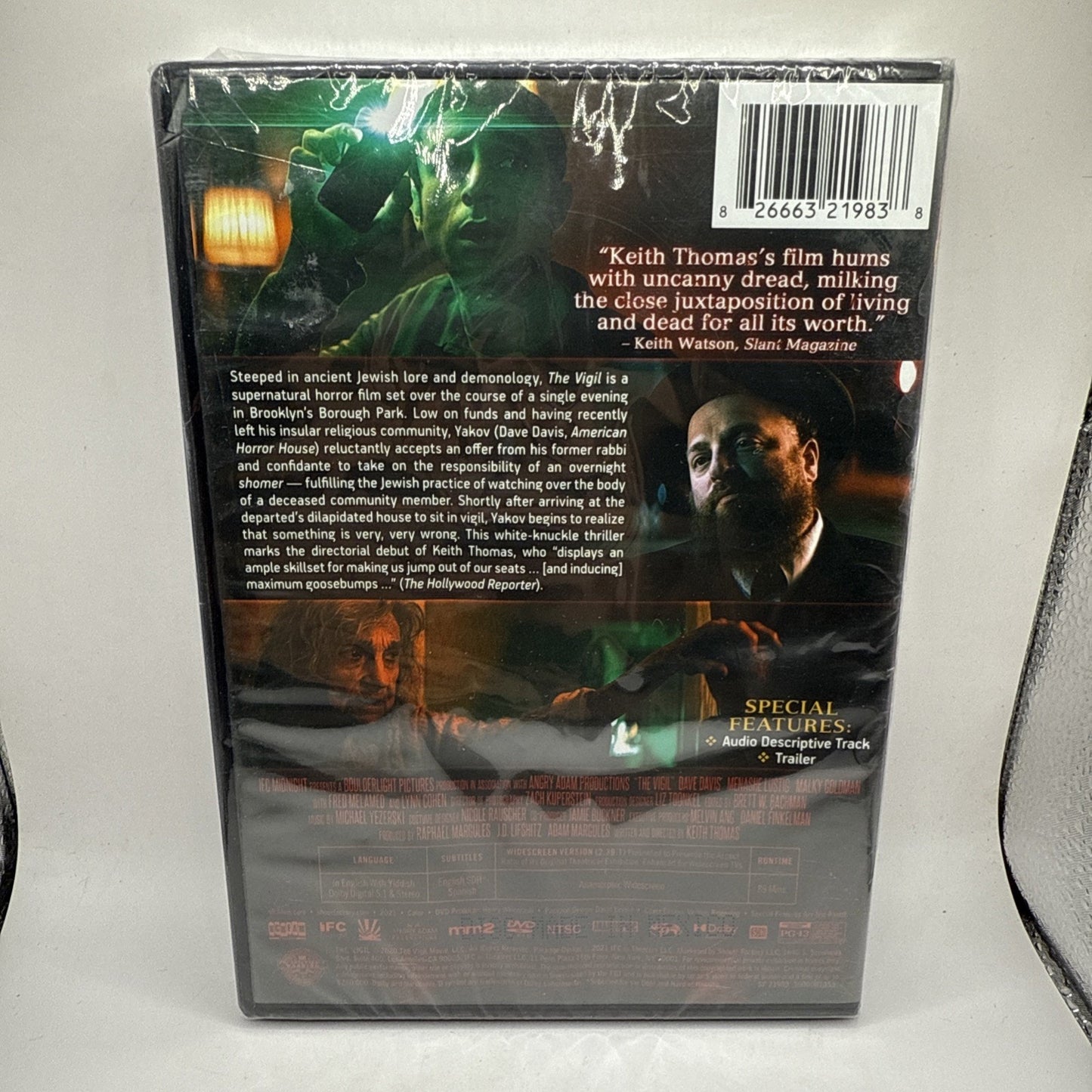 The Vigil (DVD, 2019) BRAND NEW SEALED Horror•Scream Factory•IFC Midnight