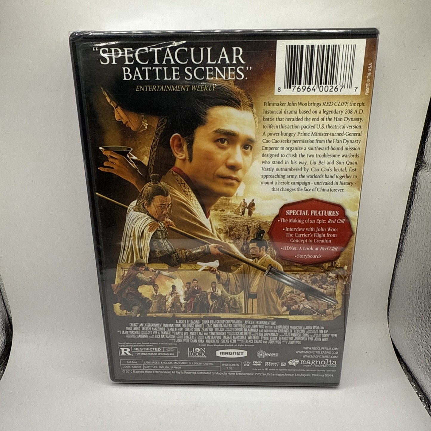 RED CLIFF (2008) DVD Leung Kaneshiro - Brand New SEALED Unopened Movie